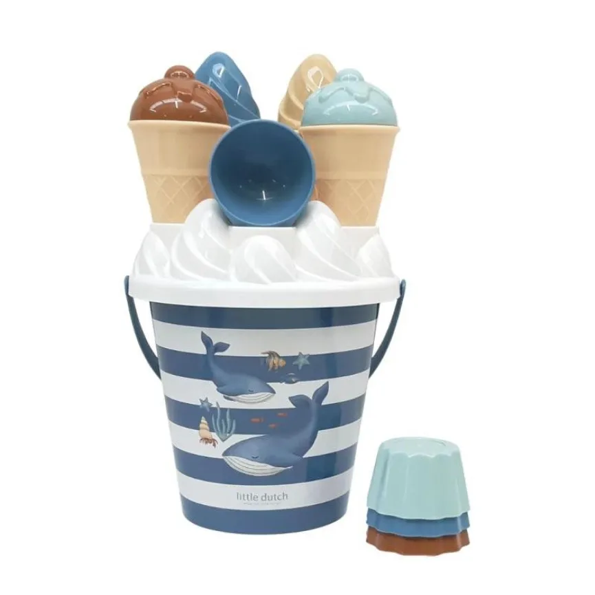 Little Dutch Igrače za peskovnik in plažo Ice Cream Ocean 18m+