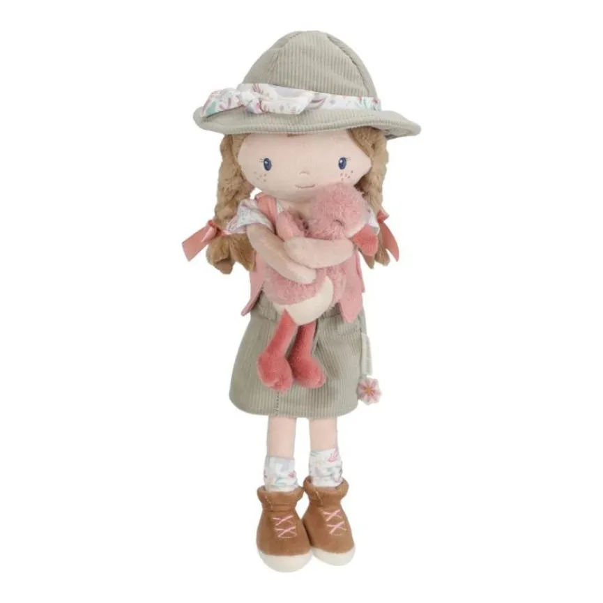 Little Dutch mehka punčka Ranger Rosa 35 cm Safari Friends