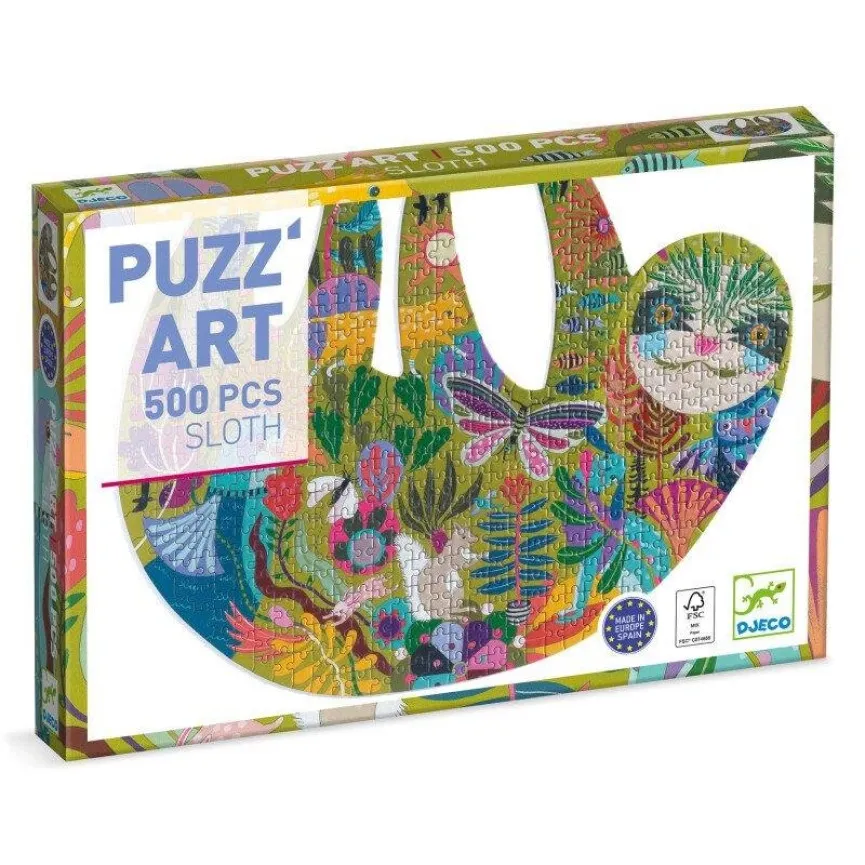 Djeco Puzzle Sestavljanka 500 Puzz'Art Sloth 8+