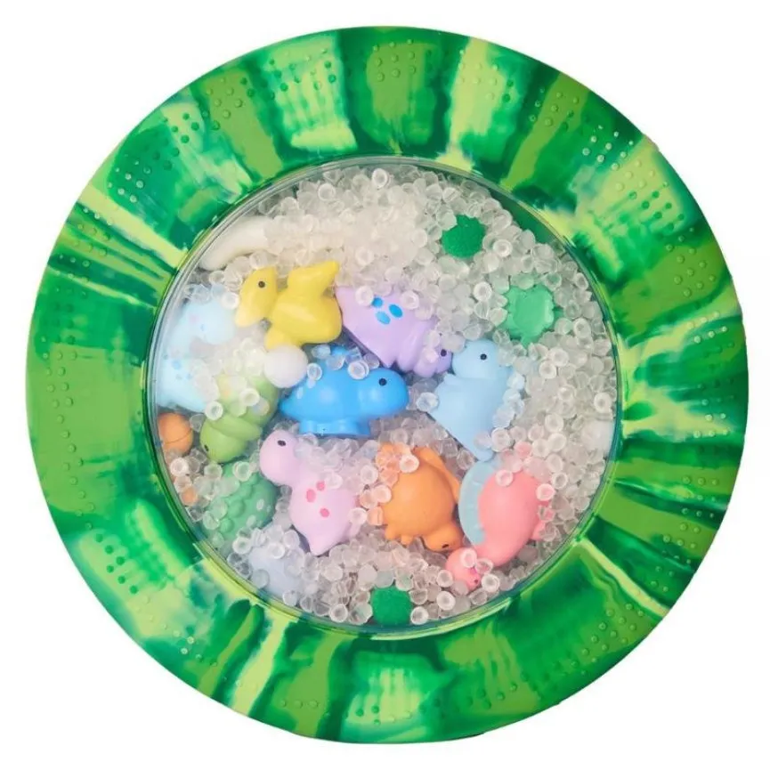 Jellystone Senzorična igrača Peekaboo Dino 18m+ z zaprtimi kroglicami in figuricami