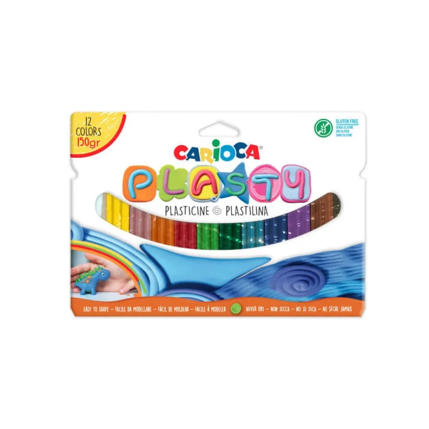 CARIOCA Plastelin (12 kos) 