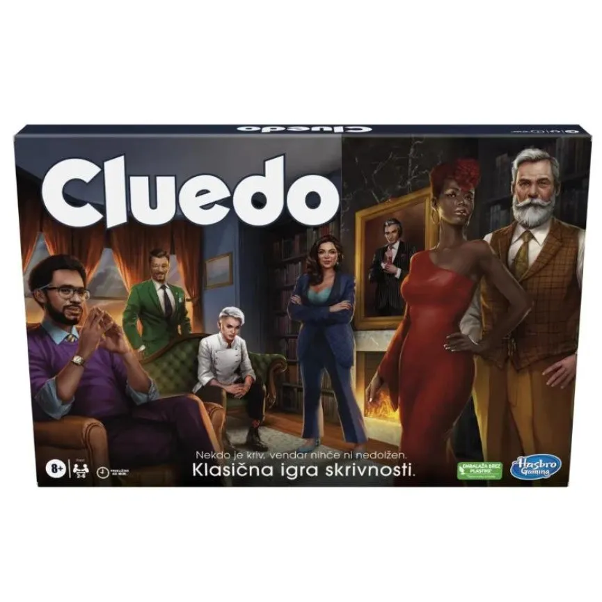 Cluedo družabna igra slovenska izdaja - za otroke 8+