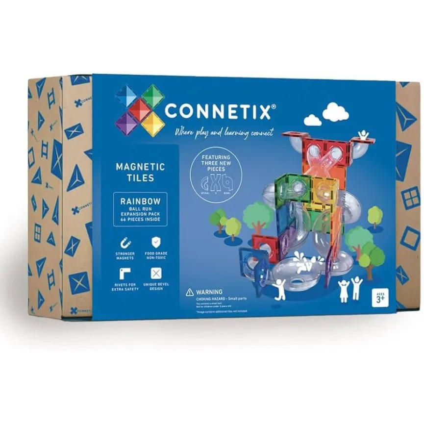 CONNETIX Rainbow Ball Run Expansion Pack 66 