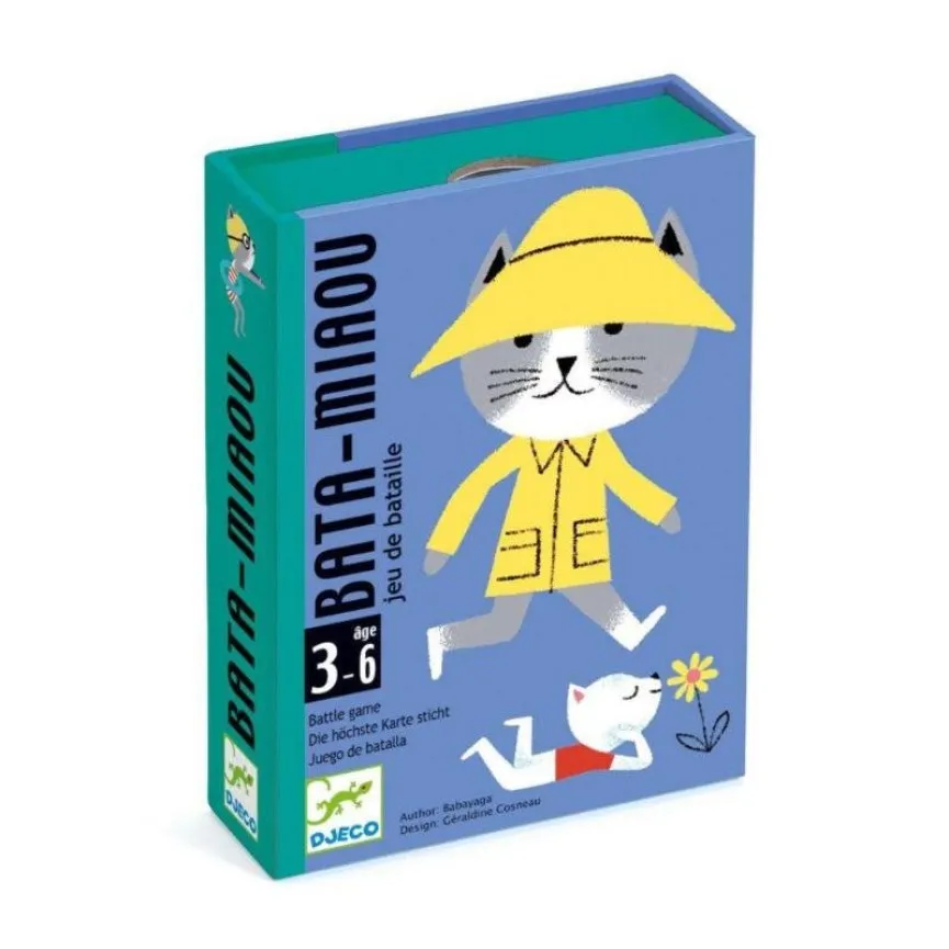 Djeco Bata-Miaou igra s kartami za otroke z ilustracijami muck