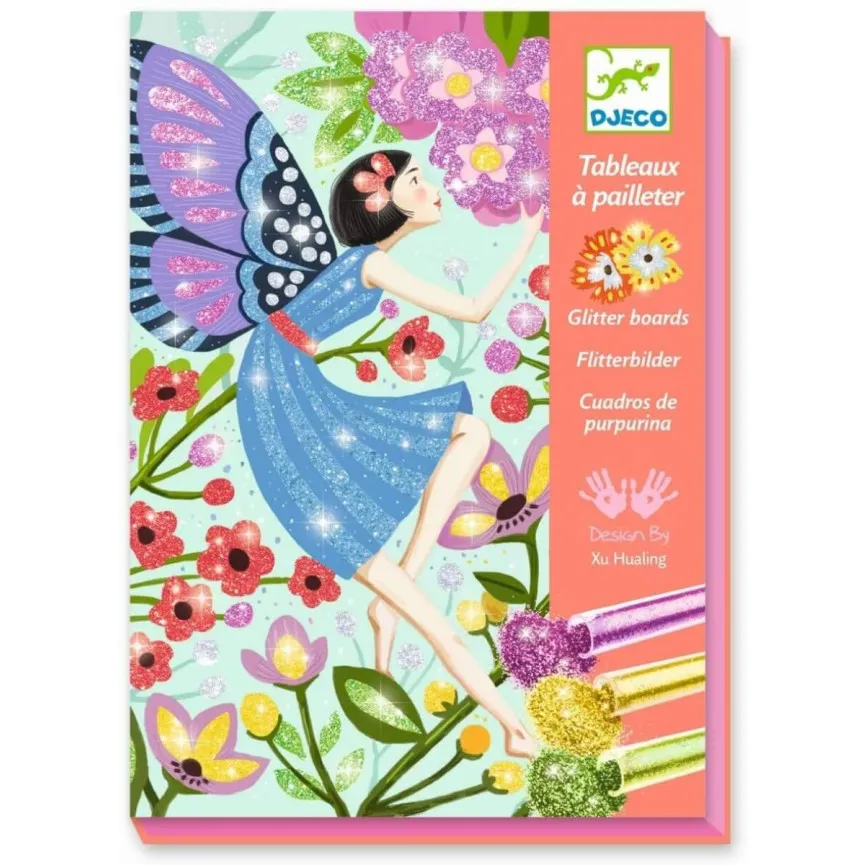 DJECO Glitter Boards Life of Fairies
