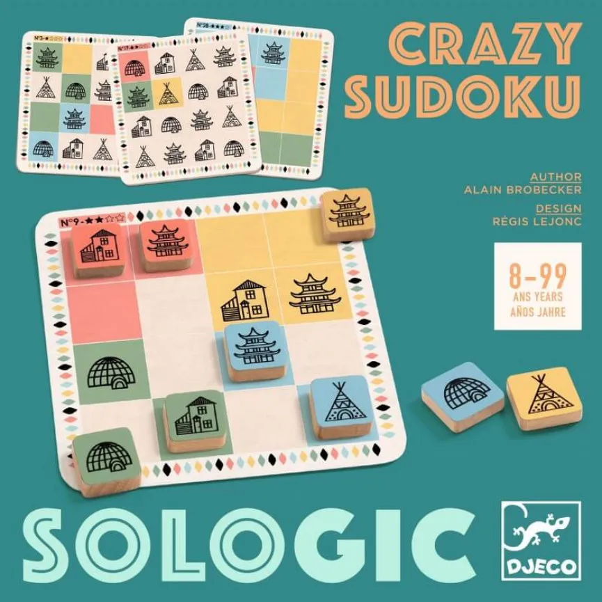 DJECO Miselna igra Crazy Sudoku