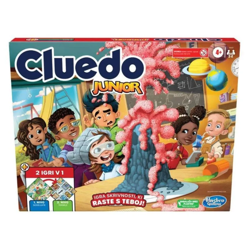 Cluedo Junior Hasbro – družabna igra za otroke od 4 let