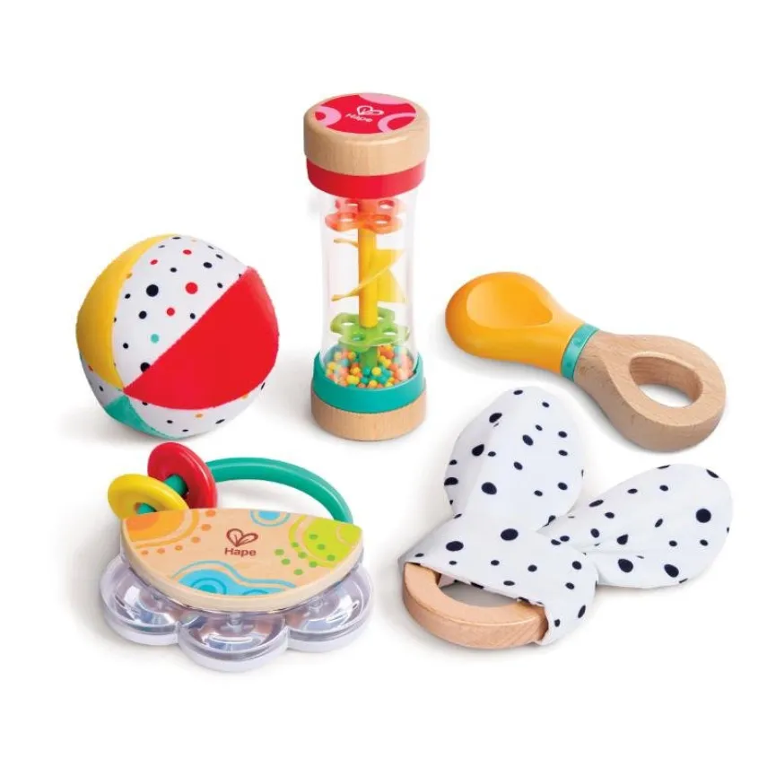Hape Glasbene igrače za dojenčke BabySet 5 0m+