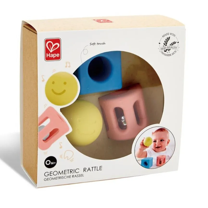 Hape Ropotuljica Rattle Set 3 za novorojenčka