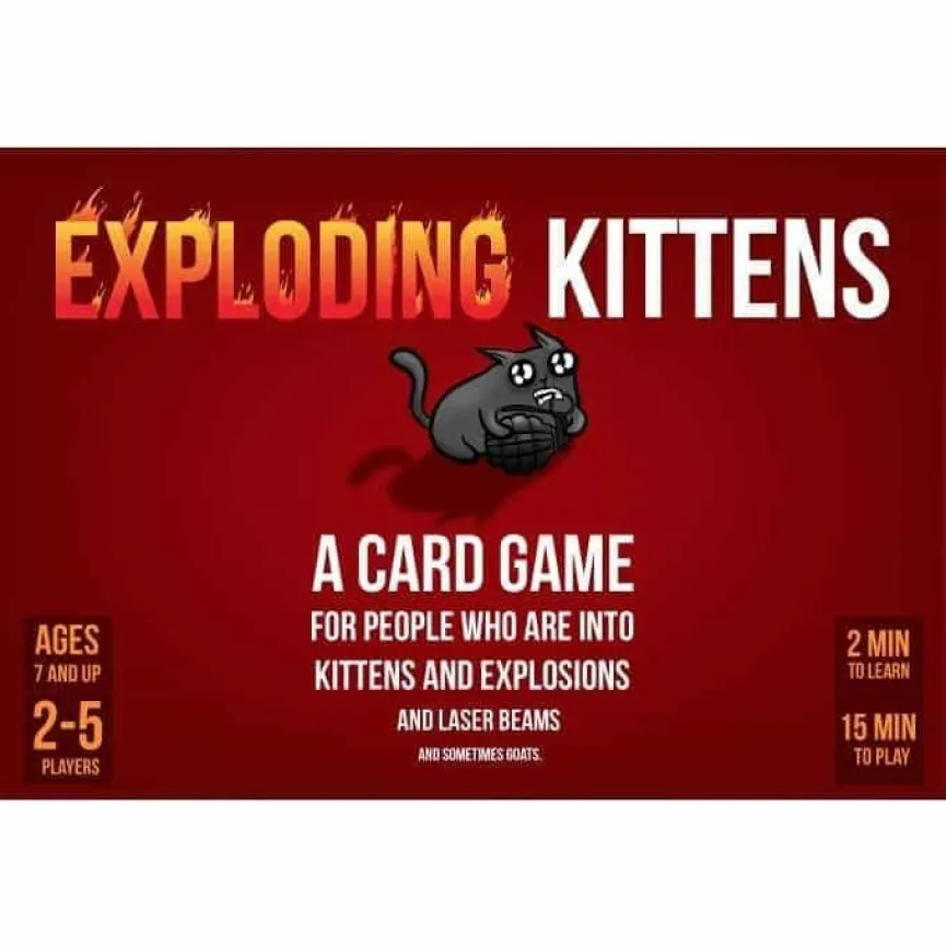 Exploding Kittens igra s kartami