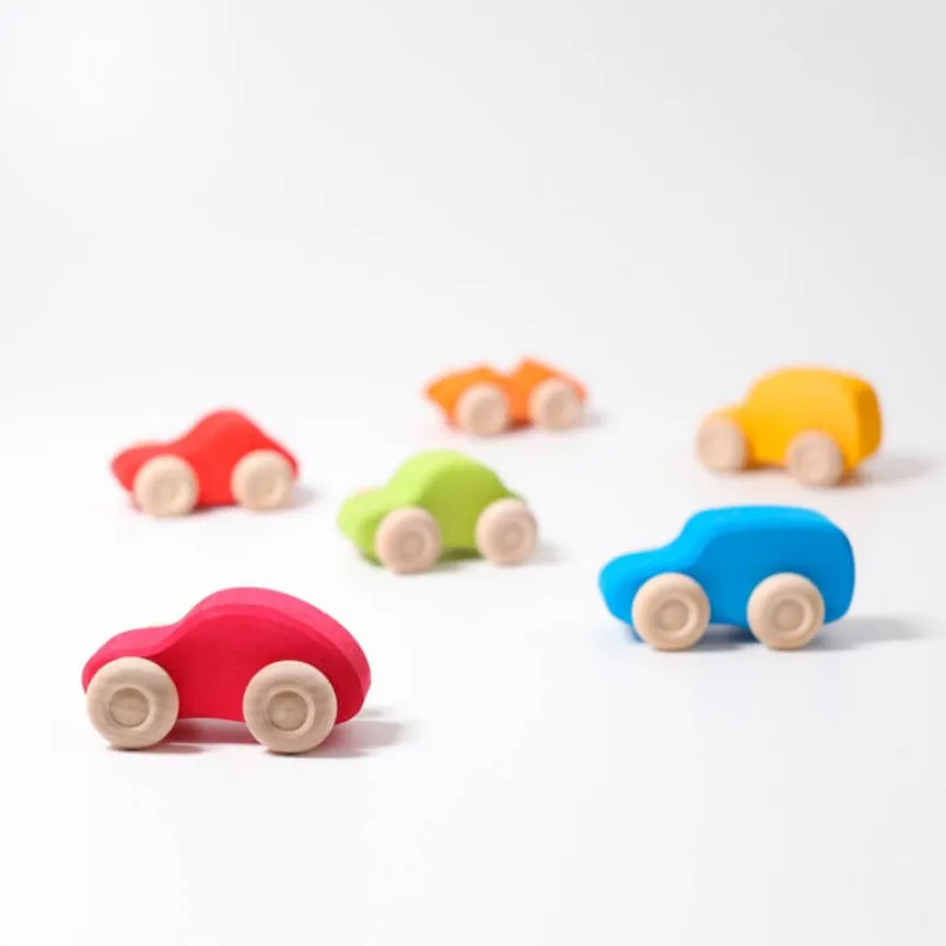 GRIMM'S Avtomobilčki Colored Wooden Cars