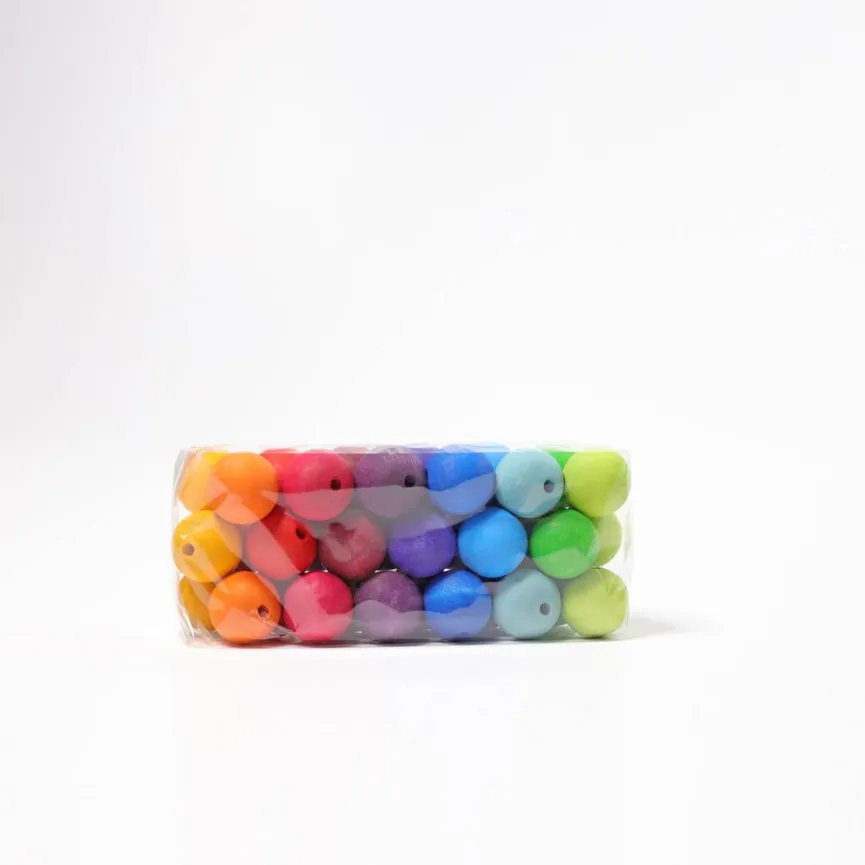 GRIMM'S Large wooden beads 36
