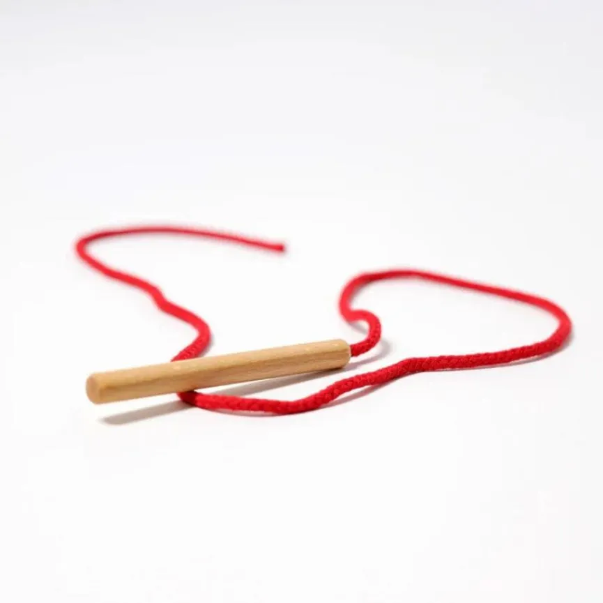 Grimm's vtikanka z vrvico Wooden Needle za nizanje