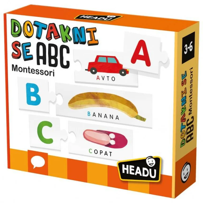 HEADU Montessori Dotakni se ABC SLO