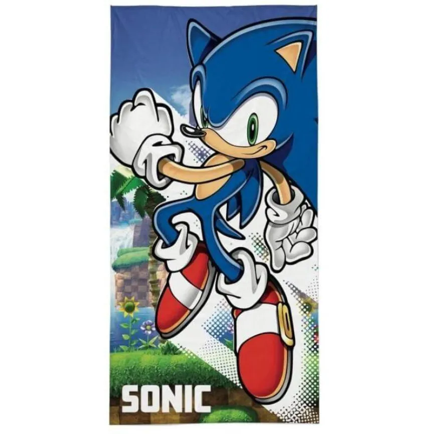 HOLLAND Otroška brisača Ježek Sonic 70x140 cm