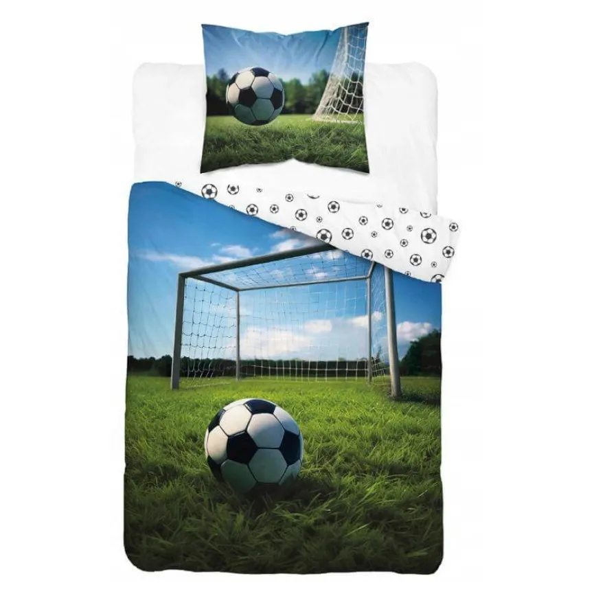 HOLLAND Posteljnina Nogomet Gol 140x200 cm Glow in the dark