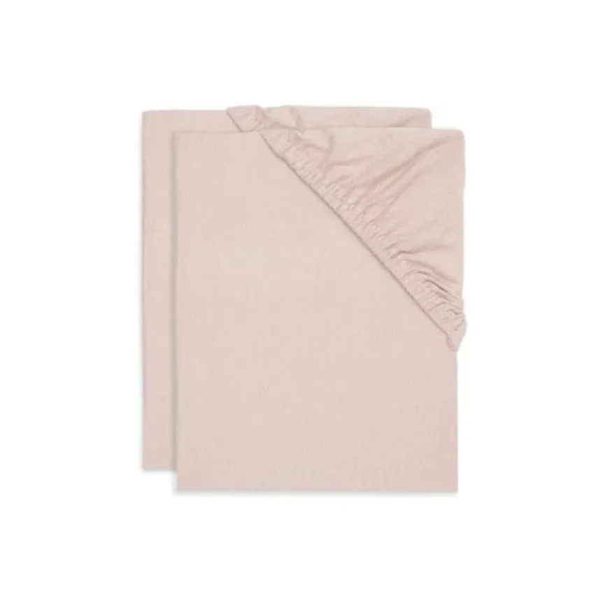 JOLLEIN Napenjalna rjuha Jersy 60x120 Wild Rose 2 kos