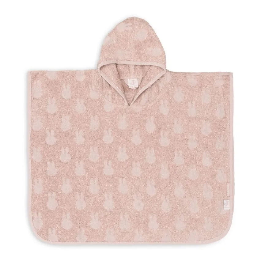 JOLLEIN Pončo brisača Miffy Jacquard Wild Rose