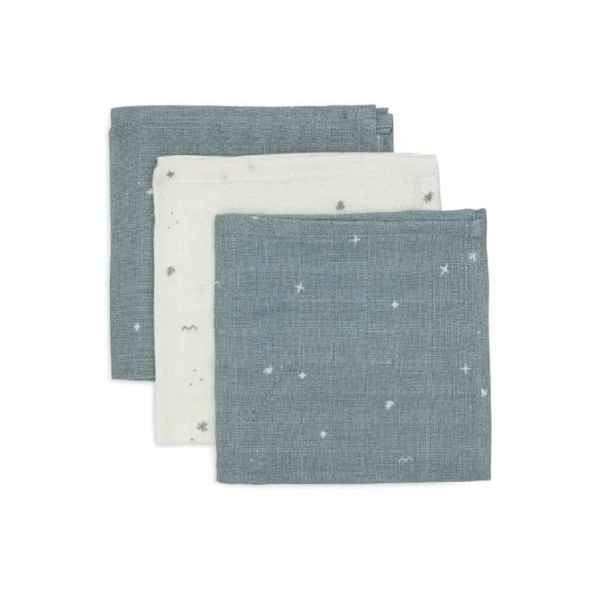JOLLEIN Tetra krpice za umivanje dojenčka Sea Green (3 kos)