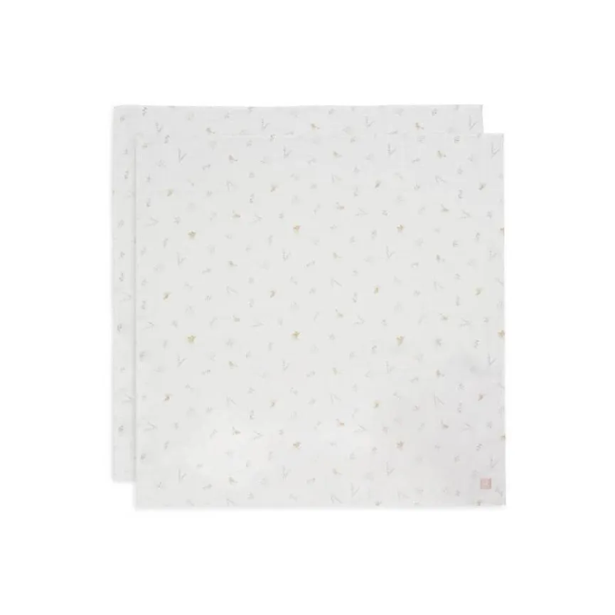 JOLLEIN Tetra plenice 115x115 cm Lovely Birds (2 kos)