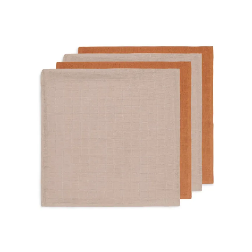 JOLLEIN Tetra plenice 70x70 cm Bamboo Caramel (2 kos)