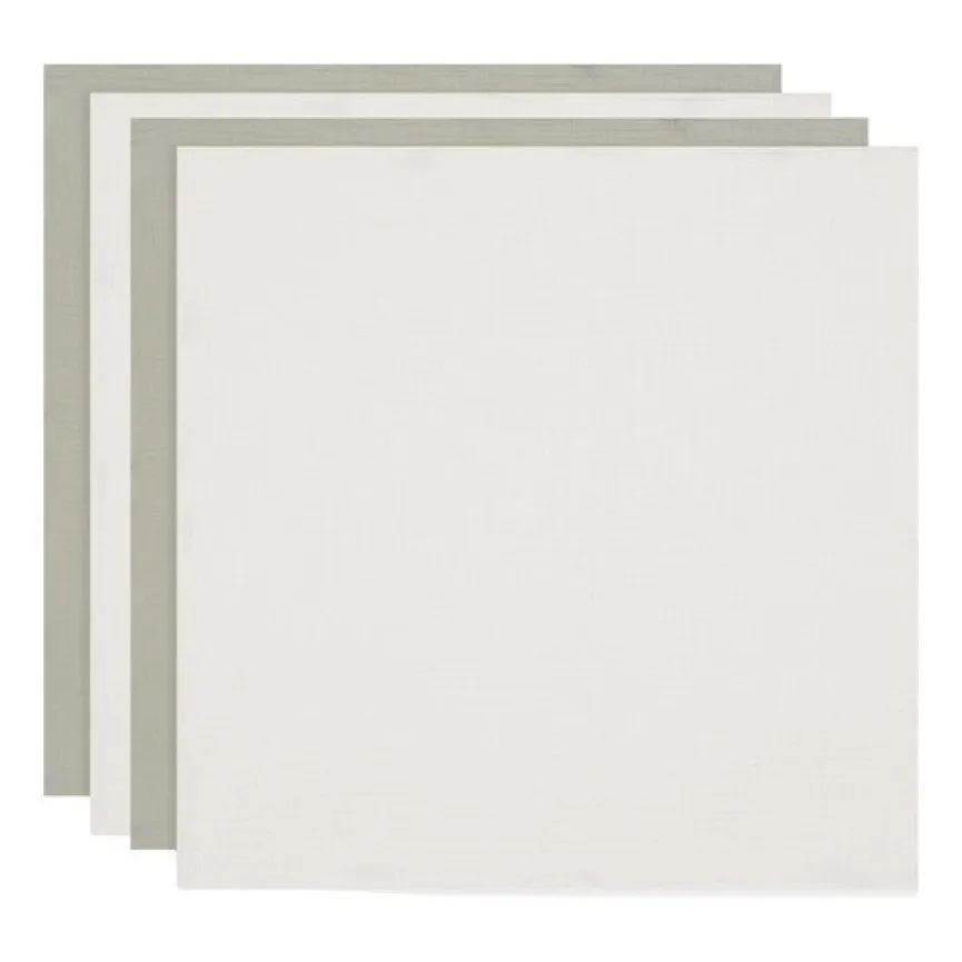 JOLLEIN Tetra plenice 70x70 cm Olive Green/Ivory (4 kos)