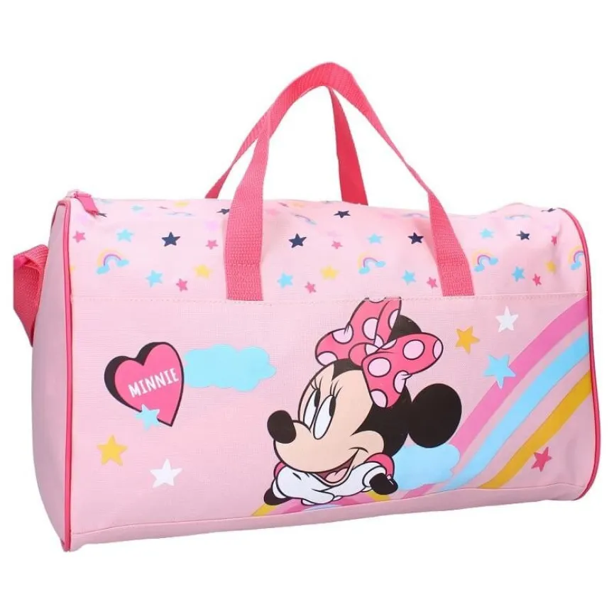 KIDZROOM Otroška športna torba Duffle bag Miki Miška Pink