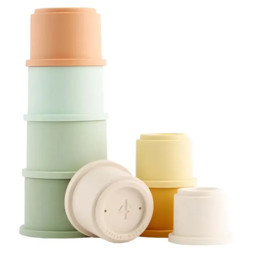 LITTLE DUTCH Igrače za peskovnik Stacking Cups Uni
