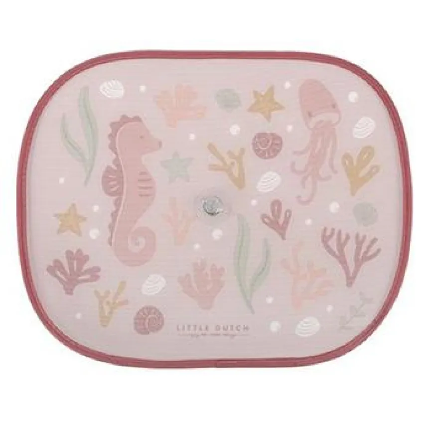 LITTLE DUTCH Senčnik za avto Ocean Dreams Pink