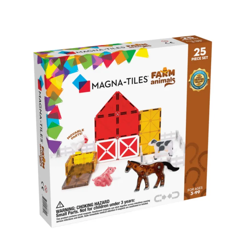 MAGNA TILES Farm Animals 25 Magneti za otroke