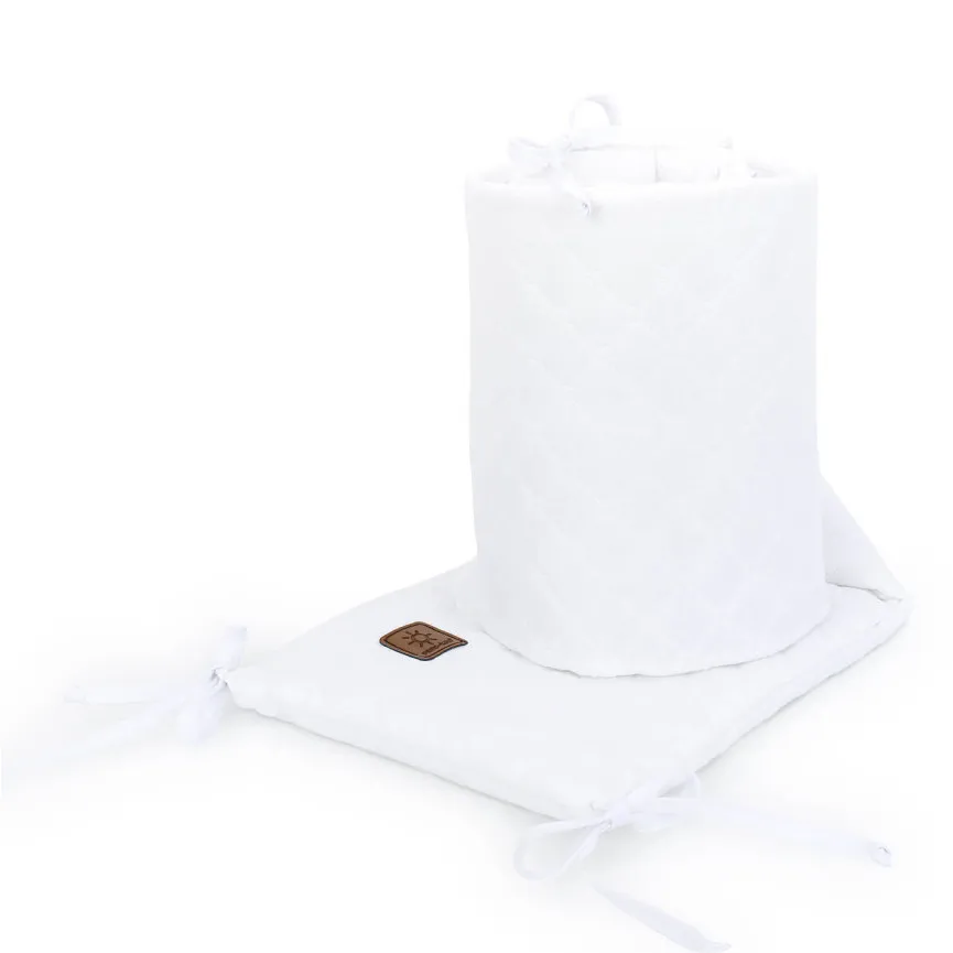 MAMO TATO Obroba za posteljico Velvet White