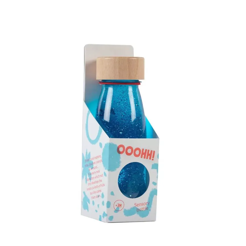 PETIT BOUM Senzorična steklenička Blue