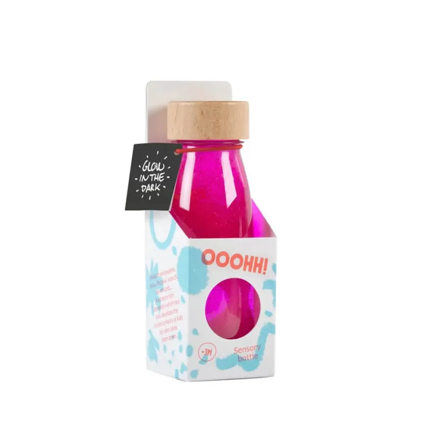 PETIT BOUM Senzorična steklenička Flúo Pink