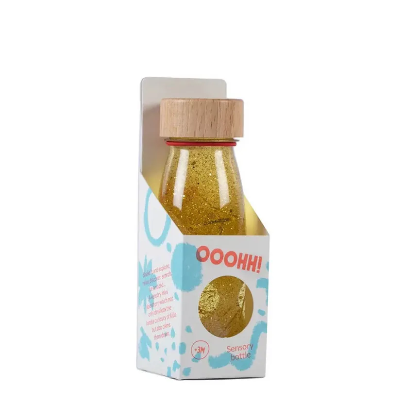 PETIT BOUM Senzorična steklenička Gold