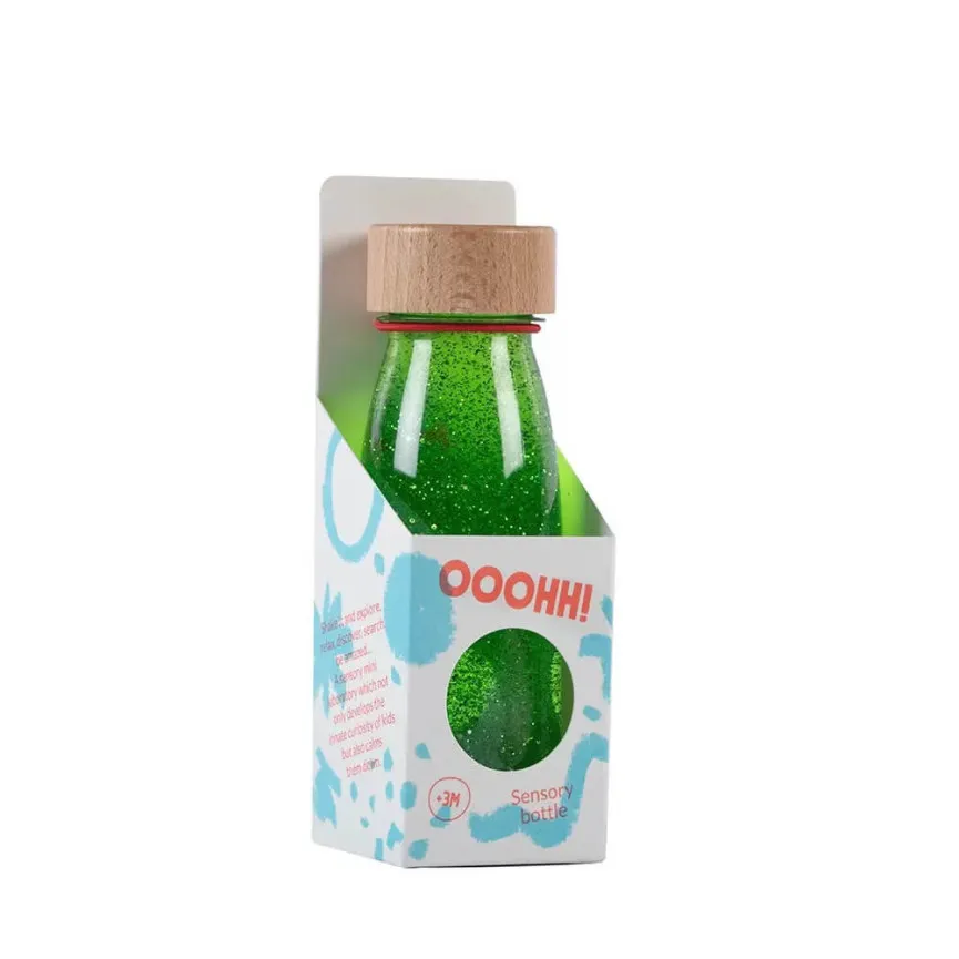 PETIT BOUM Senzorična steklenička Green