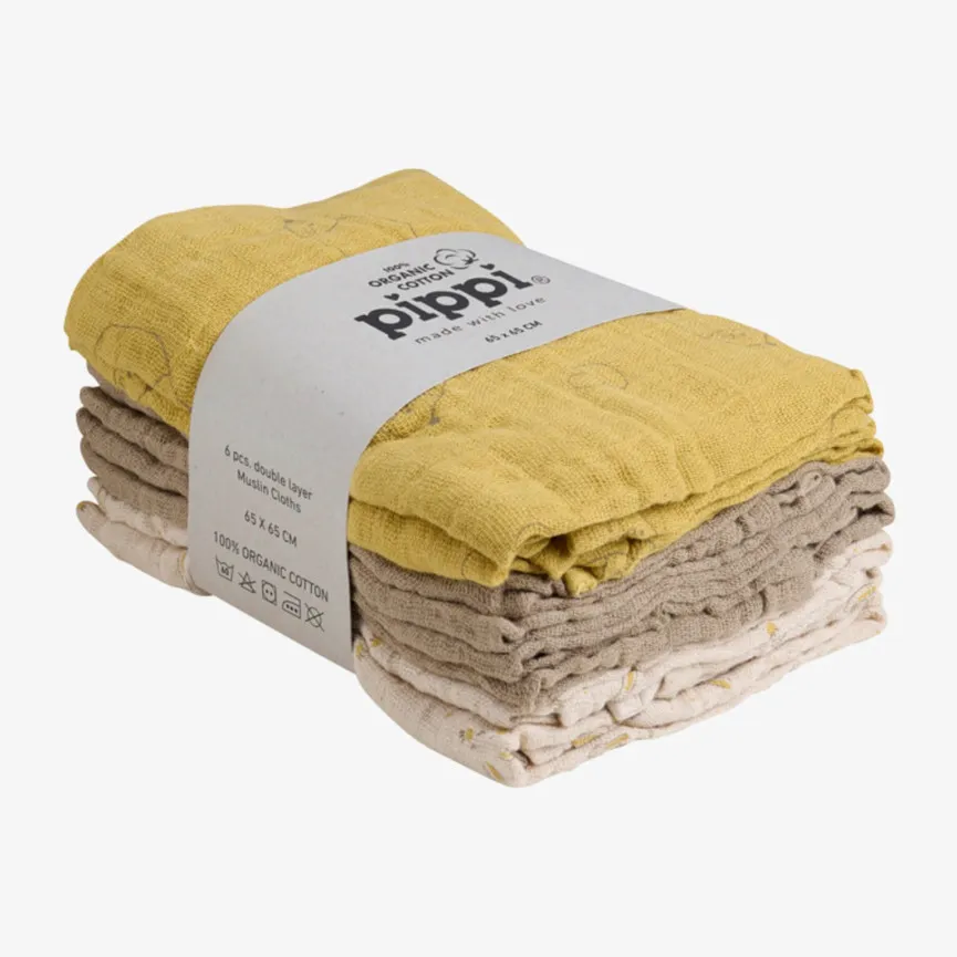 PIPPI Tetra plenice Rattan - 6 kos