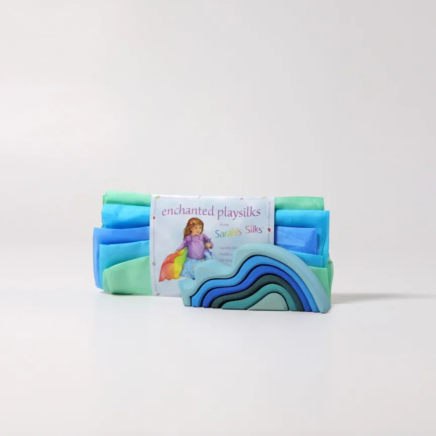 SARAH'S SILKS Playsilk Sea