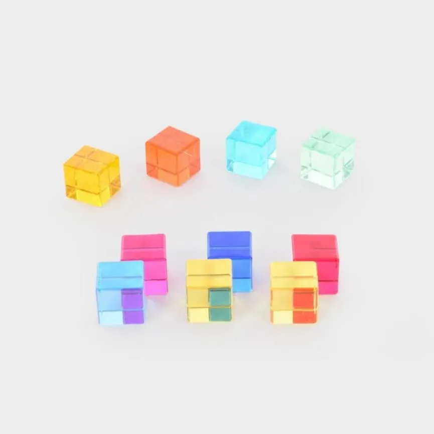TICKIT Senzorične kocke Gem Cubes 10