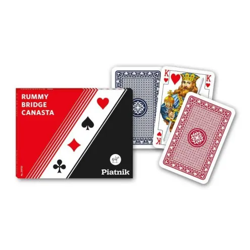 Piatnik Remi karte 2 × 55 – igralne karte za Remi, Bridge in Canasto