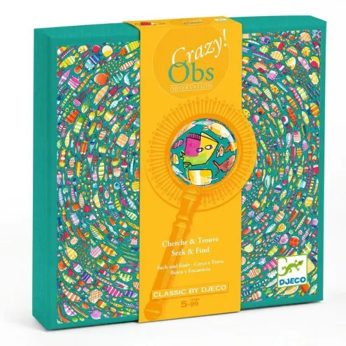 Djeco Crazy Obs! Fishy-Fish sestavljena igra z ribicami