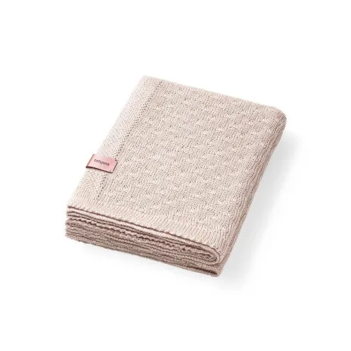 Babyono pletena bambusova odeja za dojenčka Beige