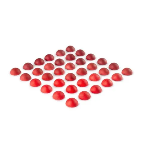 Naravna lesena igrača Mandala Grapat Half Spheres
