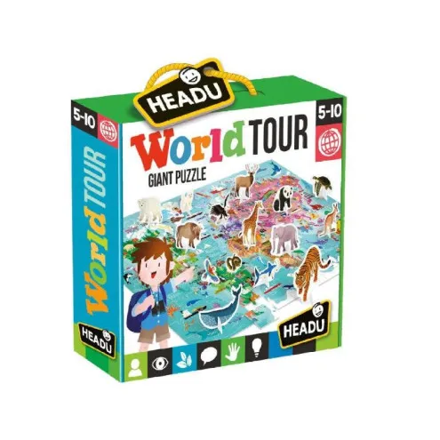 Headu Velike puzzle sestavljanke za otroke 5-10 let
