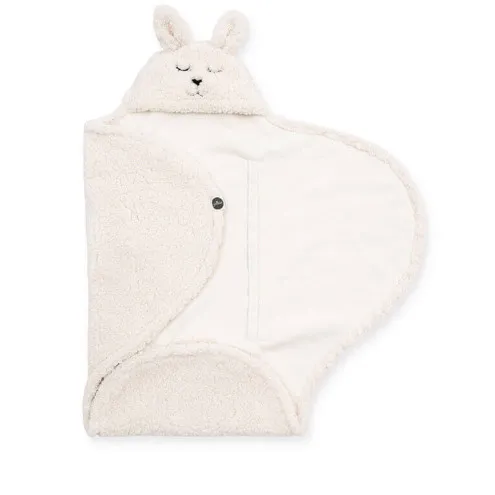 JOLLEIN Odeja za lupinico Bunny Off White
