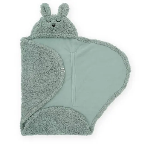 JOLLEIN Odeja za lupinico Bunny Ash Green