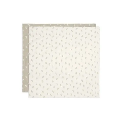 JOLLEIN Tetra plenice 115x115 cm Swaddle Twig Olive Green 2 kos
