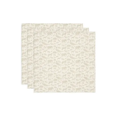 JOLLEIN Tetra plenice 70x70 cm Animal Nougat 