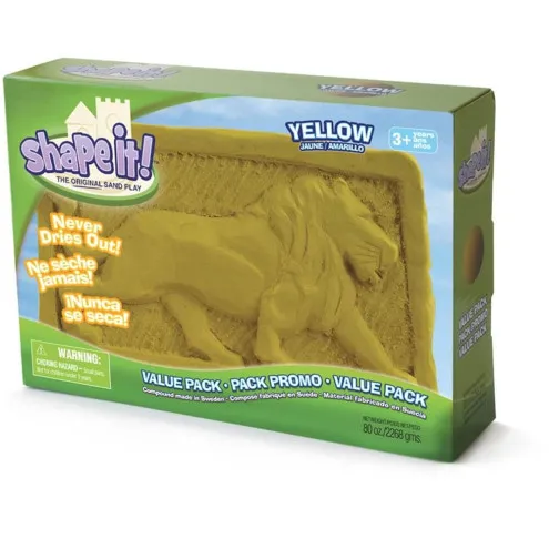 Kinetični pesek rumen - 2270 g 