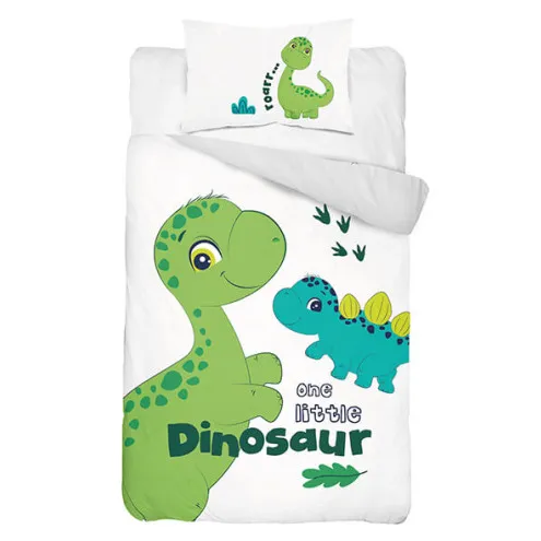 MAYAMOO Otroška posteljnina 100x135cm Dinozaver Little