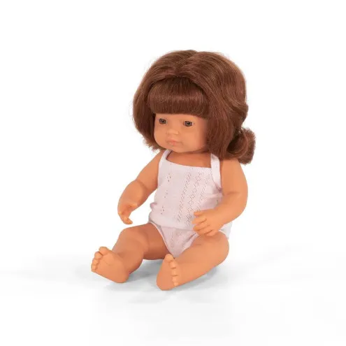MINILAND Dojenček igrača - Rdečelasa deklica (38 cm)